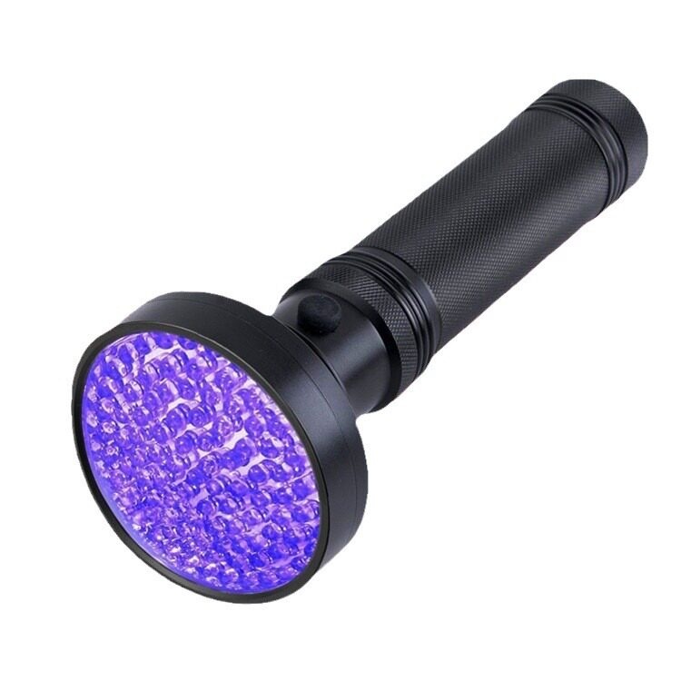 집안 반려동물 오줌얼룩 강력 자외선 UV LED 100구 탐지기 휴대용 알루미늄 얼룩제거 - 상품 이미지