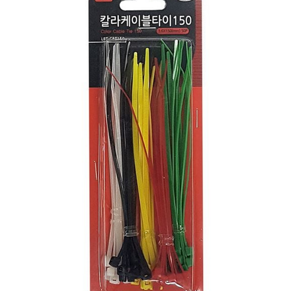 다용도 케이블 타이 정리용 전선 정리 타이 컴퓨터 가정용 밴딩 - 상품 이미지