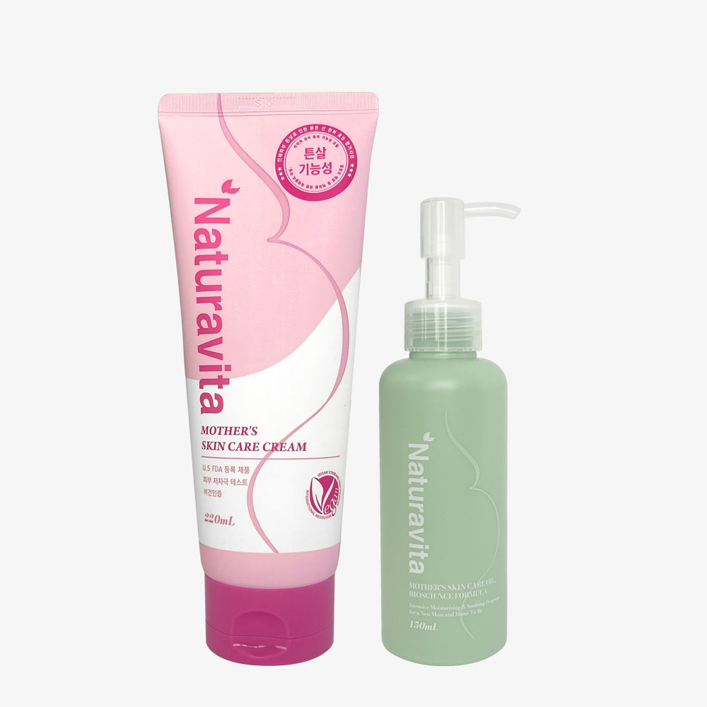 나투라비타 임산부 튼살케어 크림 220ml+오일150ml FDA Mocra등록 - 메인 이미지