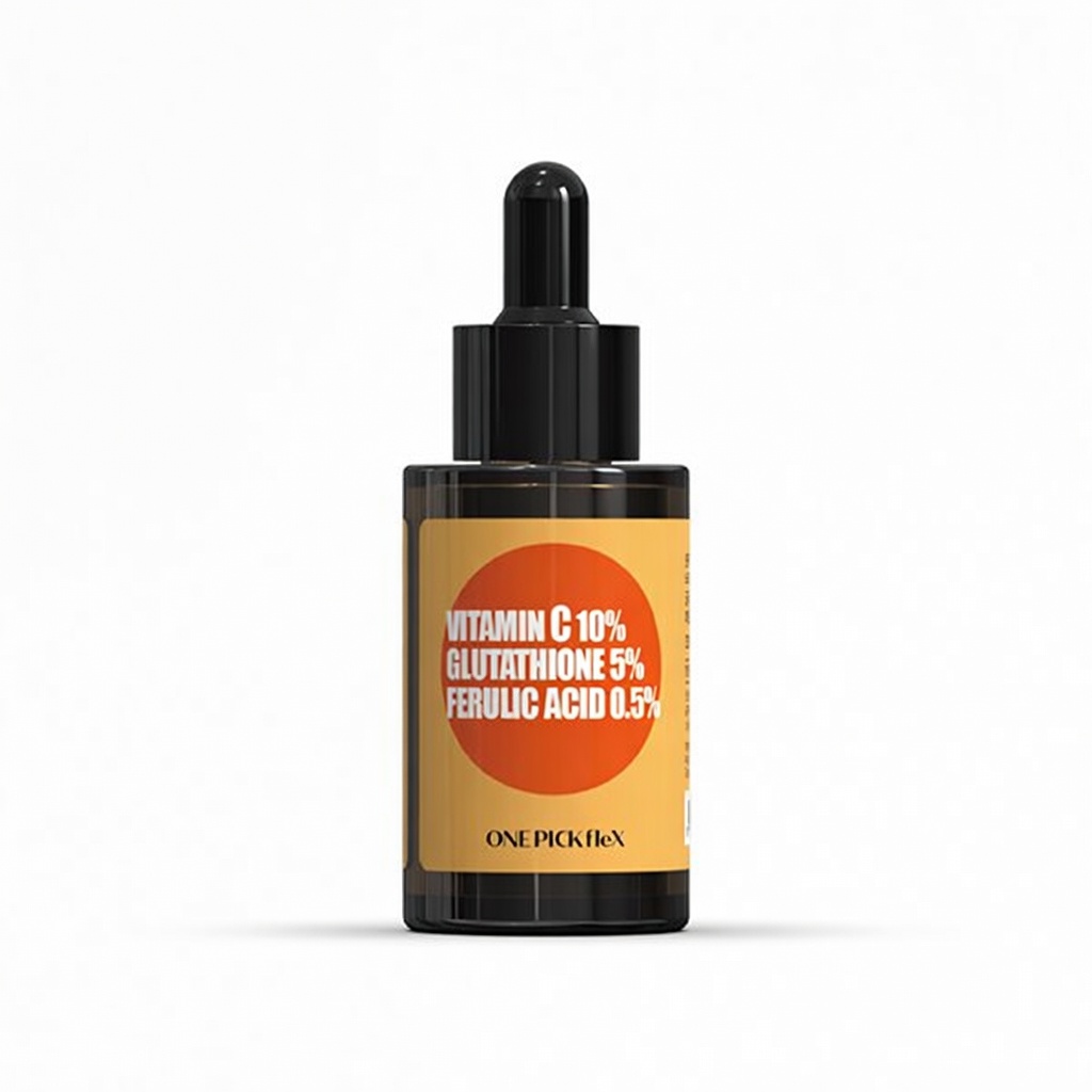 항산화 올인원 원액 30ml 원픽플렉스 천연 비타민C 글루타치온 페룰릭애씨드 미백 앰플 - 상품 이미지