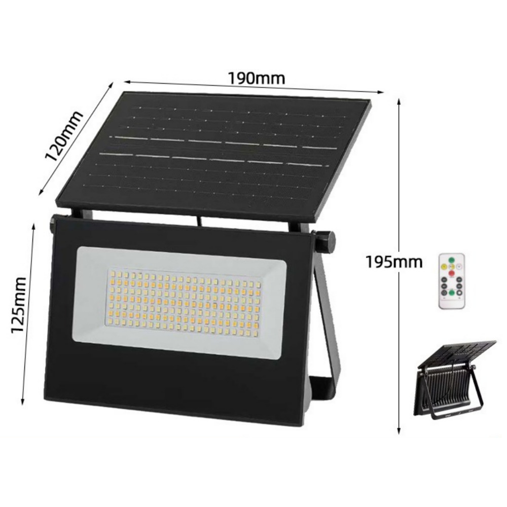 대원쏠라텍 LED 태양광 투광등 서치등 태양열 조명 일체형 무선 벽부 전등 정원등 가로등 - 상세 이미지 5
