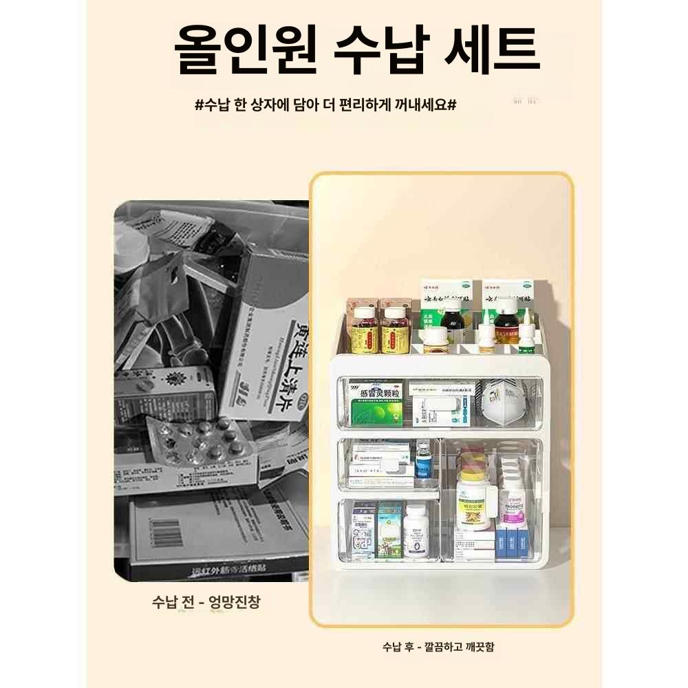 약상자 봉투 보관함 약 식탁 케이스 약정리함 정리 - 상세 이미지 2