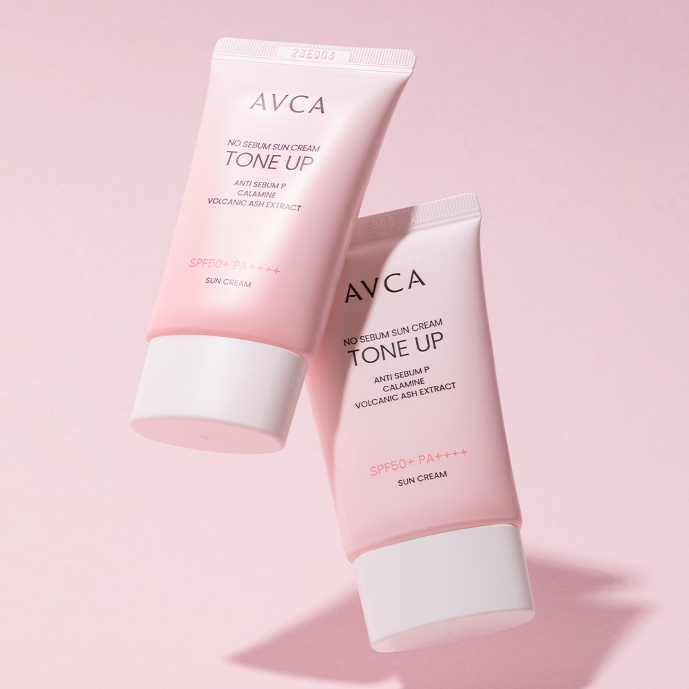 [아브카][1+1] 톤업 노세범 무기자차 선크림 SPF50+ PA++++ 35ml