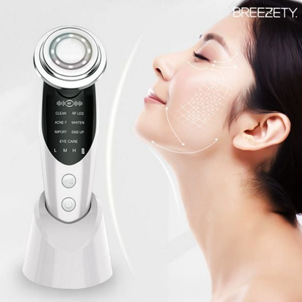 다기능 갈바닉 얼굴 마사지기 홈케어 고주파 얼굴 마사지기 뷰티디바이스 피부 - 상품 이미지