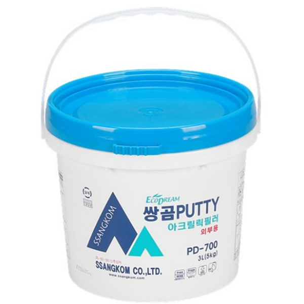 고강도 건축용 퍼티 크랙보수제 벽면 보수제 수리용 외벽 5kg - 상품 이미지