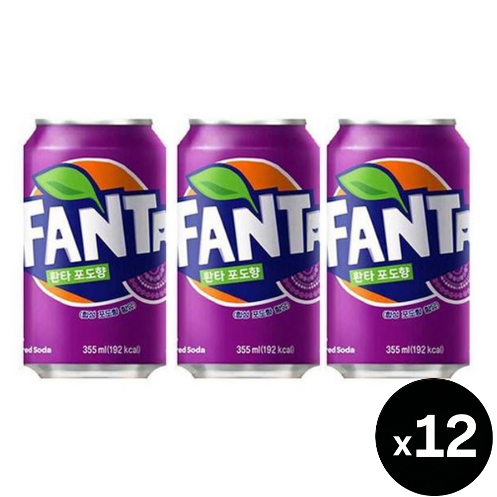 환타 포도, 355ml, 12개 - 상품 이미지