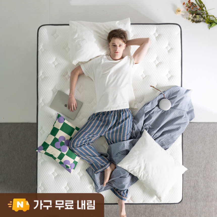 (NEW시그니처) 더매직 허리 환자가 만든 포켓스프링 침대 바닥 매트리스 28cm, SS(슈퍼싱글), 하드 사진 3