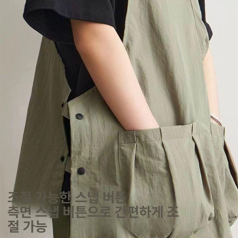 숏앞치마 작업복 방수 조끼 에이프런 카페 베이커리 - 상세 이미지 2