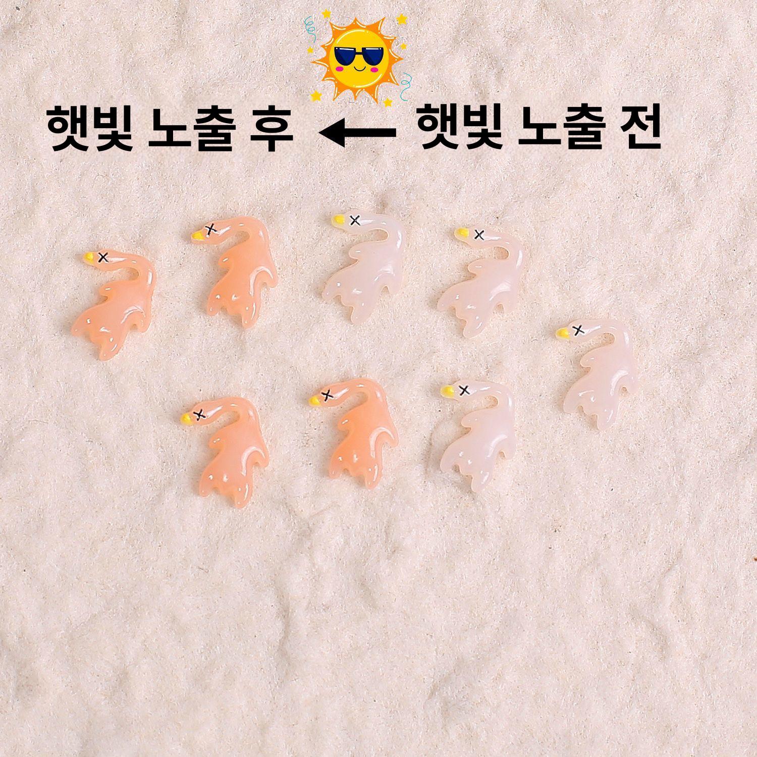 UV 미니 변색되는 햇빛으로 사이즈 귀여운 베이징덕 장난감 오리 - 상세 이미지 4