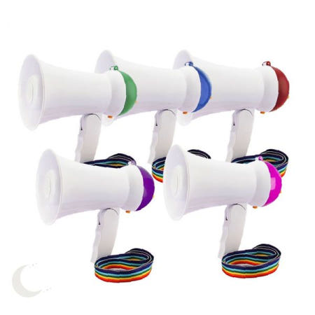 휴대용 손잡이 음성 증폭 확성 장치 야외 행사 응원 안내 방송 체육 활동 이벤트