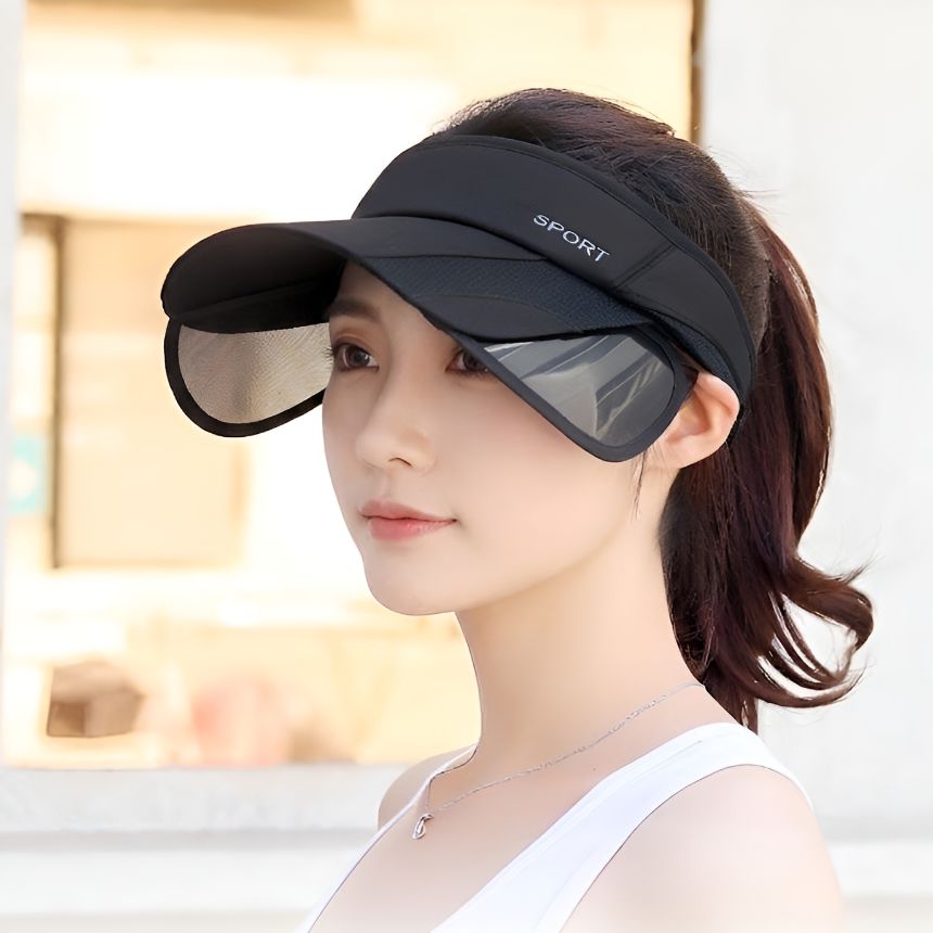 에이플렉스 와이드 썬캡 자외선차단 챙넓은 여름모자 선바이저 모자 - 상품 이미지