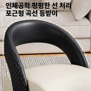 AS젤 슝슝 패디 의자 안넘어지는 좌식 스툴 네일 앉은뱅이 바퀴달린 화이... 솔직 후기 | 실제 배치 사진 포함 - 상품 이미지 3