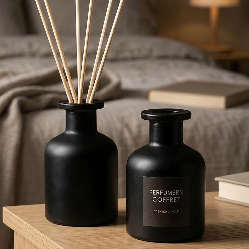 디퓨저 용기 공병 블랙무광프레쉬 150ml 스티커 리드스틱포함 DIY 이미지 6