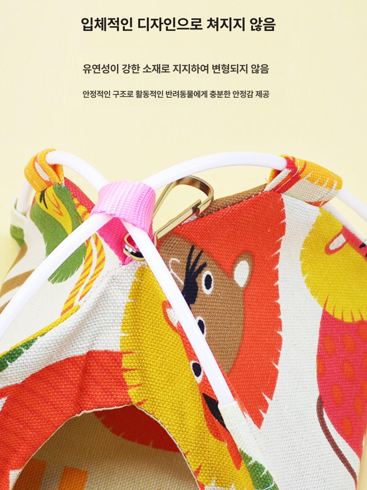 앵무새 새집 소동물 새장 중형 텐트 은신처 둥지 침대 텐트새 - 상세 이미지 4