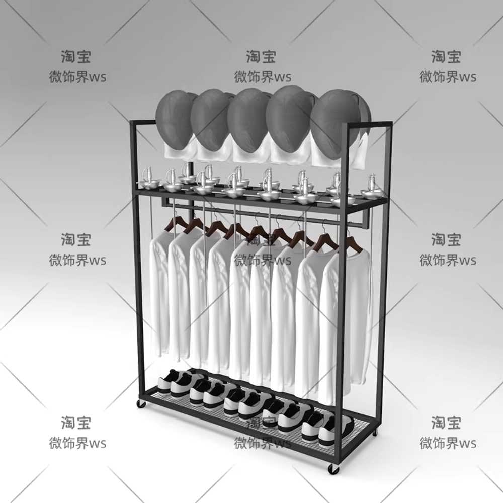 펜싱 헬멧 거치대 마스크 장비 의류 신발 보관 수납대 7개 - 상세 이미지 4