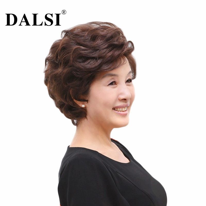 멋내기가발 중년가발 중년여자 보정용 볼륨 가발 중년 헤어피스 - 상세 이미지 4
