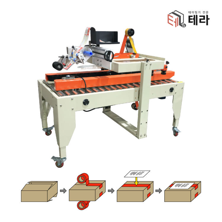 송장 자동 부착 테이핑기 라벨러 5050L