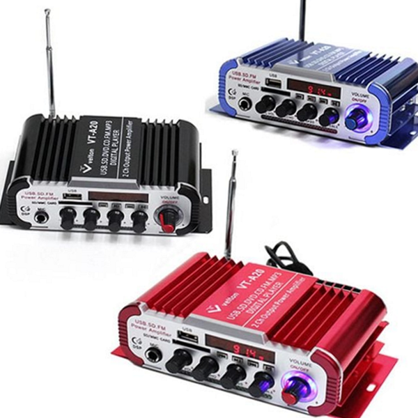 컴팩트 블루투스 앰프 테이블용 usb 앰프 매장용 실내용 간편 오디오 - 상품 이미지