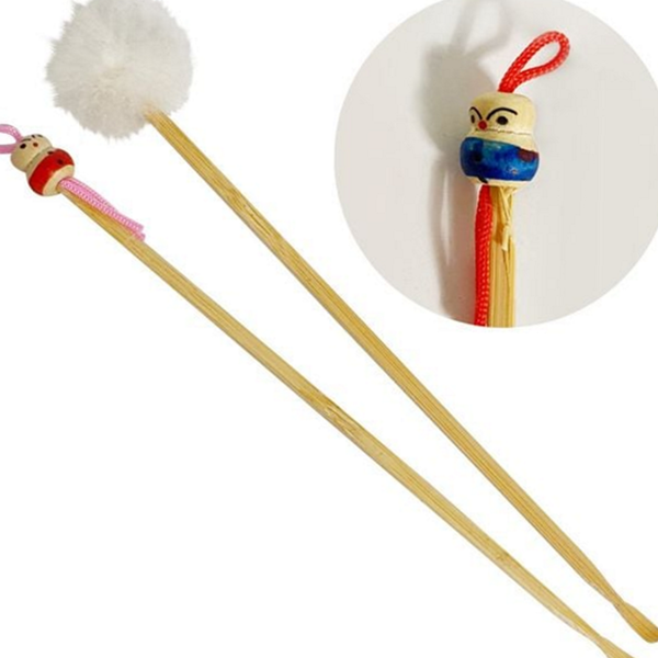 뽀송 대나무 귀이개 귀후비개 청소 도구 귀청결 귀지 제거 용품 - 상품 이미지