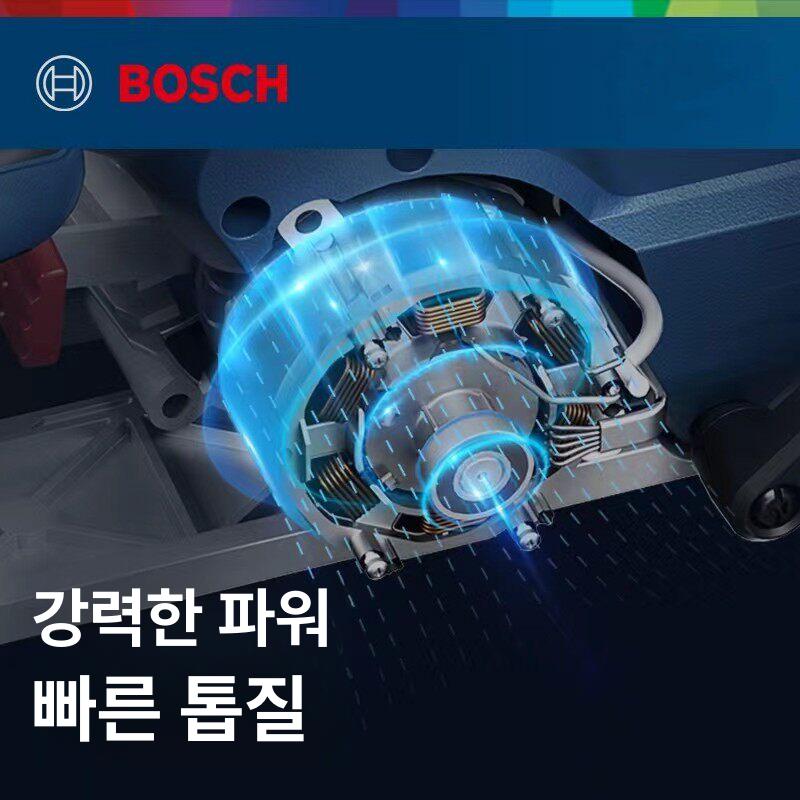 보쉬 GKS185-Li 충전 무선 7인치 165mm 경량 휴대용 강력 원형톱 베어툴 연마기 GEX185-LI 본체 전용 무브러시 - 상세 이미지 2