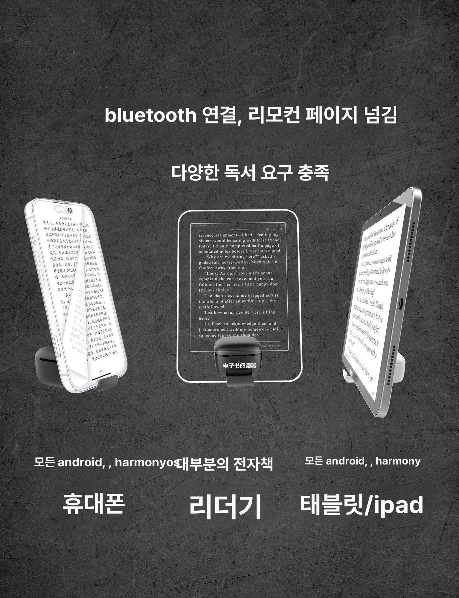 핑거 스크롤링 블루투스 넘기기 핑거링 쇼츠 컨트롤러 반지 - 상세 이미지 3