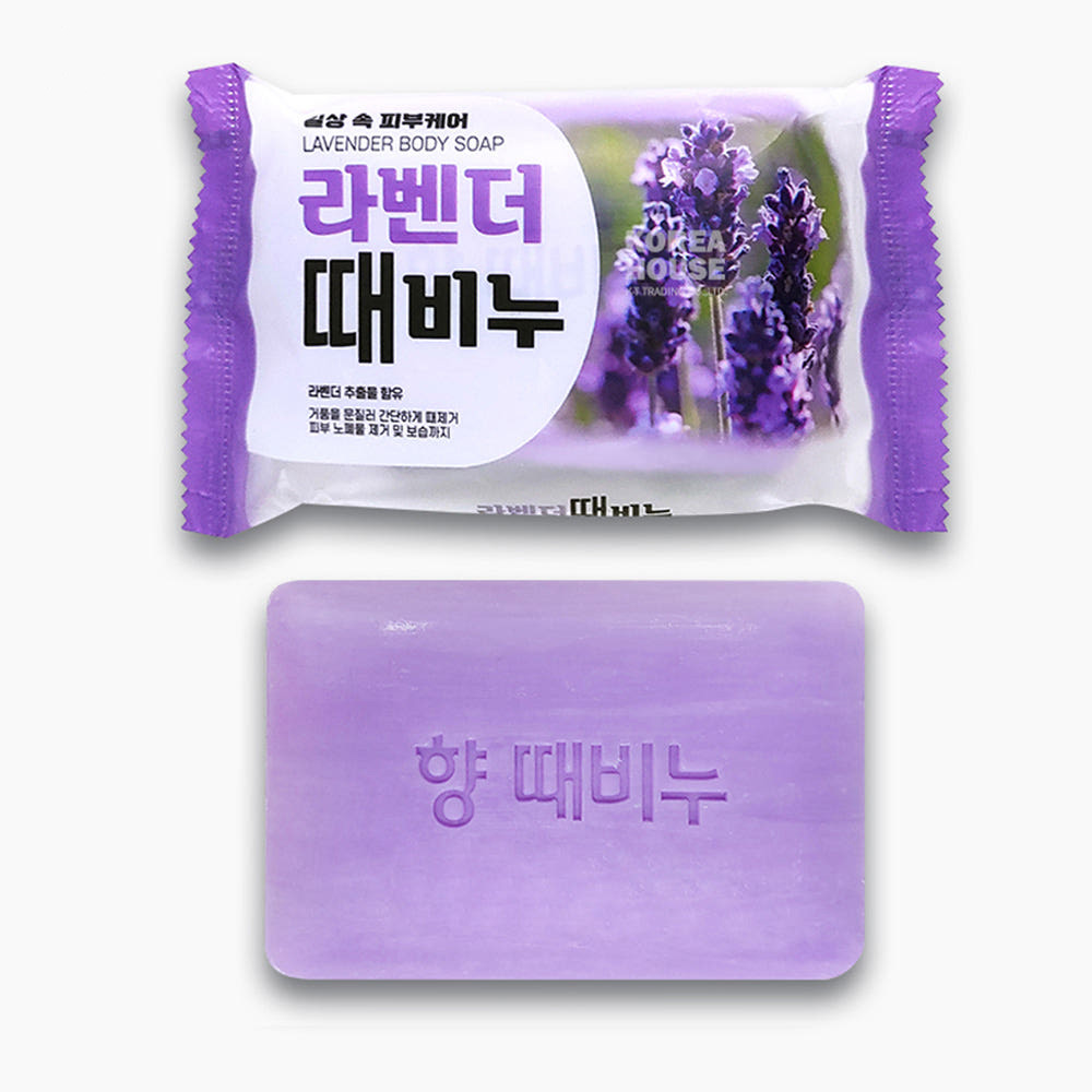 UH 라벤더 향기좋은 비누 세수 세안 향비누 - 상품 이미지