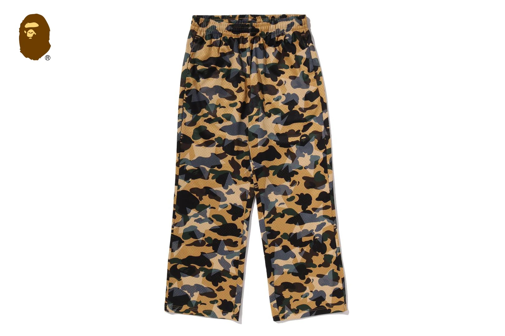 베이프 바지 STA OVER PRINT 1ST CAMO STA MESH SWEATPANTS 1M30-152-302 - 상세 이미지 2