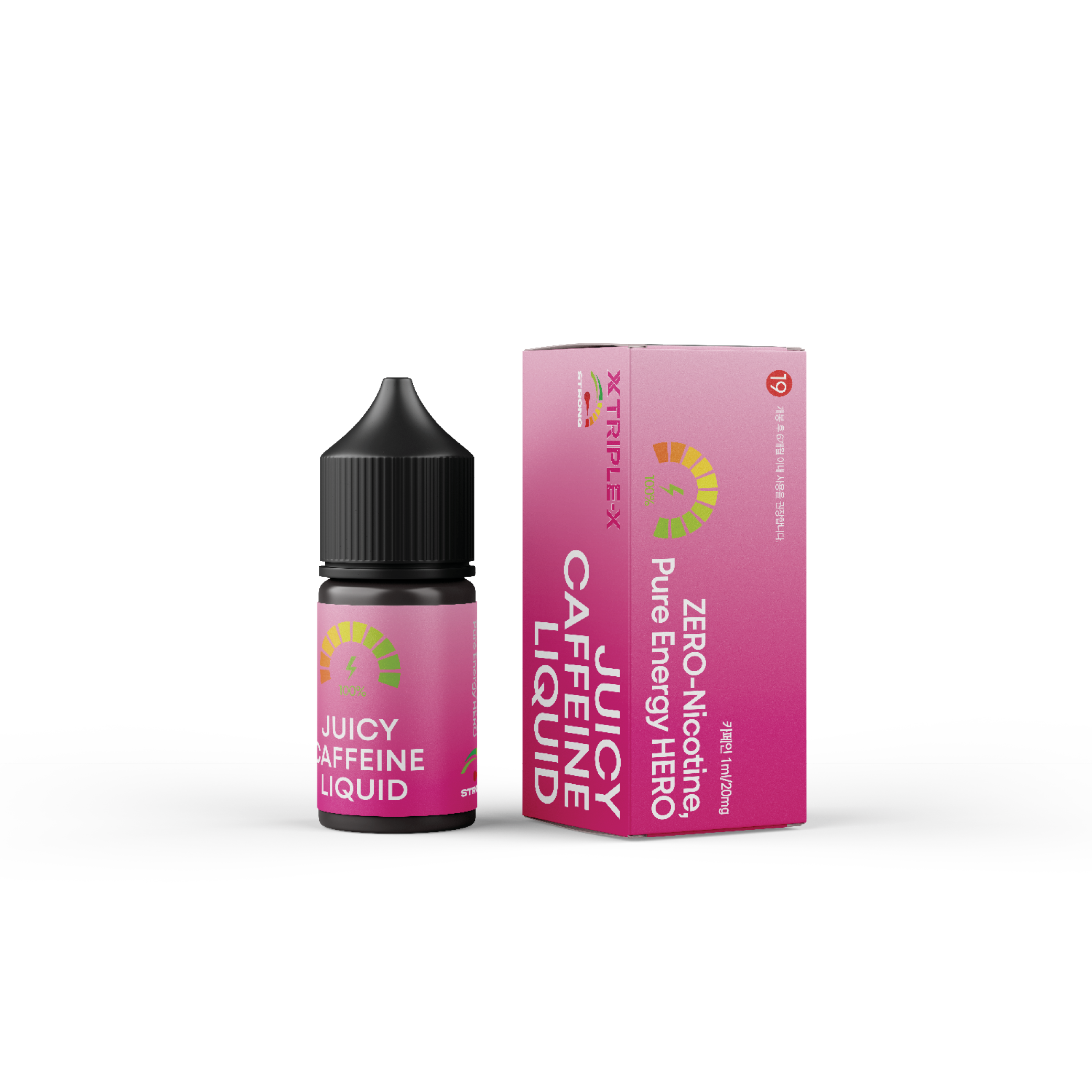 AP 카페인 리퀴드 액상 30ml 입호흡 에너지 스틱형 X TRIPLE-X 졸음(멘솔) - 상세 이미지 3