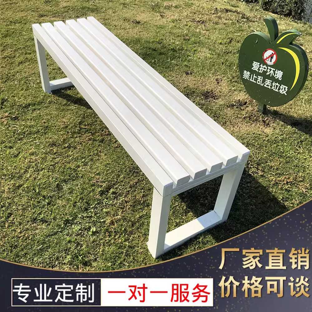 벤치 의자 철제 공원 광장 야외용 정원 안뜰 긴 체어 100 - 상세 이미지 4