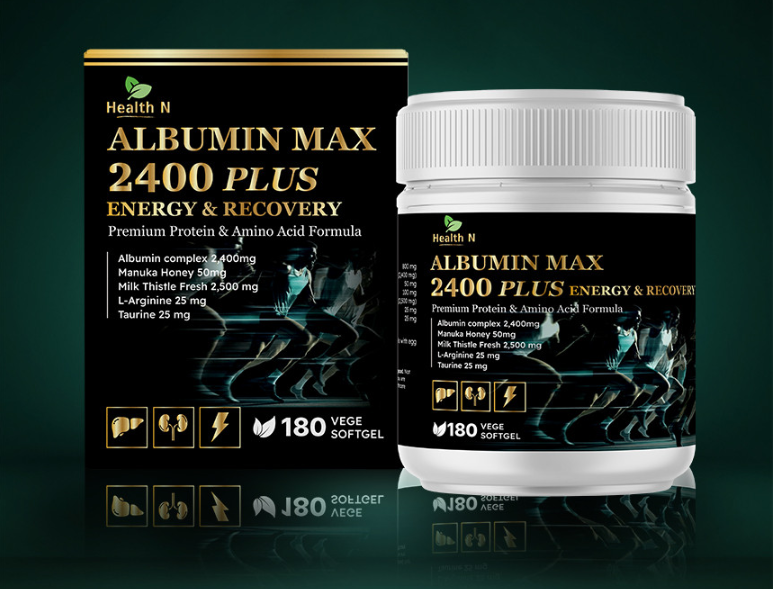 호주 헬스엔 알부민맥스 2400플러스 고함량 180정 X 2개 이미지 6