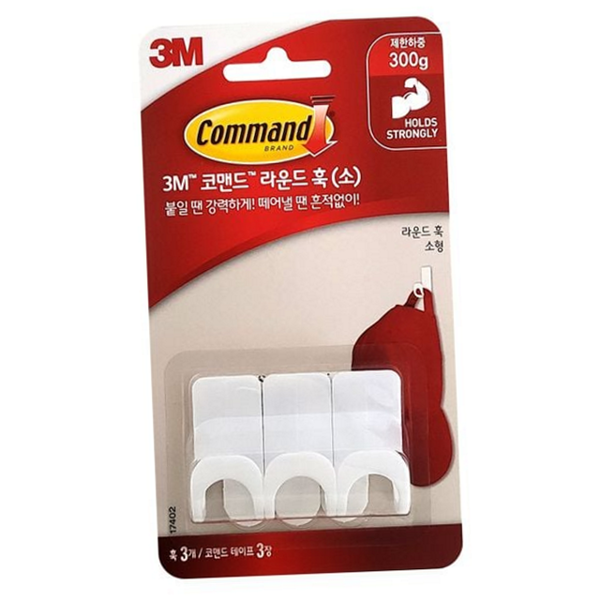 다용도 벽 부착 고리 점착식 접착식 벽걸이 후크 생활용 강력 - 상품 이미지