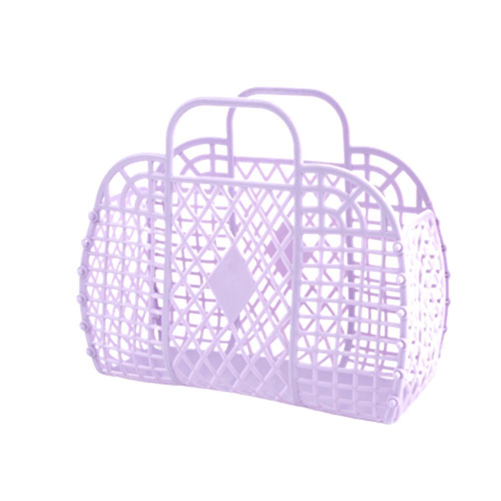 말랑 PVC 욕실바구니 수납통 물빠짐 조립형