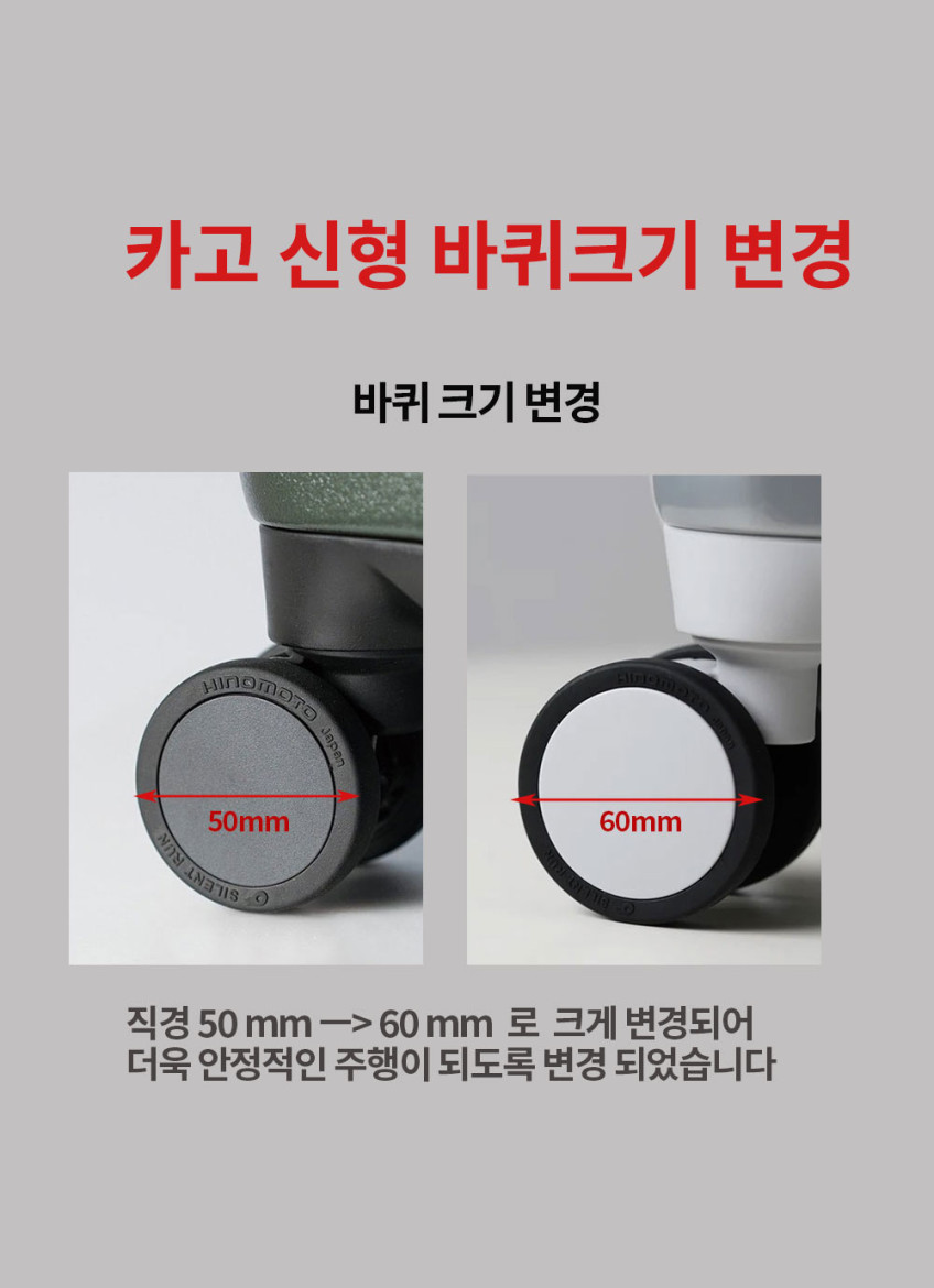 2026년 신형 이노베이터 카고 중형 75L 전면오픈 100%폴리카보네이트 튼튼한캐리어 판매처 상세 정보 이미지 3