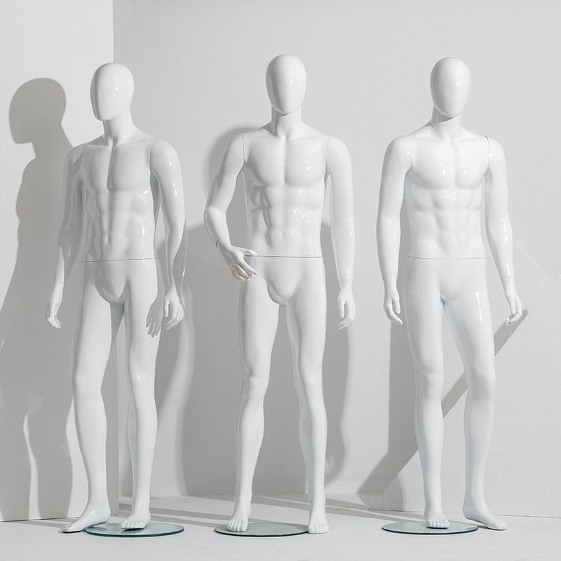 남성 마네킹 전신 블랙 촬영 디스플레이 근육 바디 정장 운동 - 상품 이미지