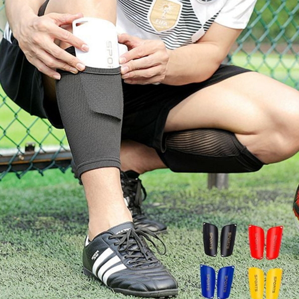 경기용 축구 정강이 보호대 슬리브 풋살 정강이 보호대 스포츠 훈련용 - 상품 이미지