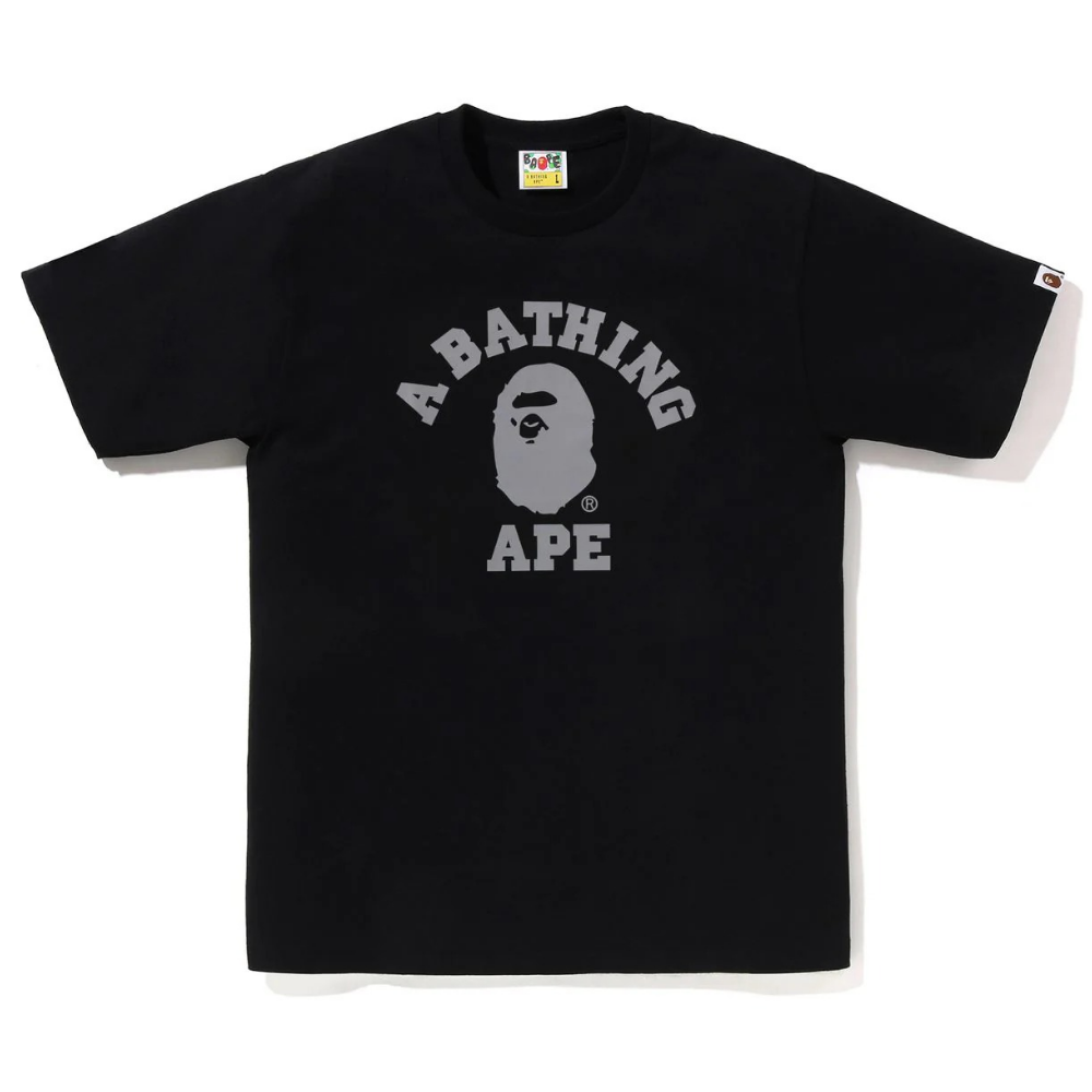베이프 반팔티 REFLECTIVE ON COLLEGE TEE 1M20-110-007 - 상품 이미지