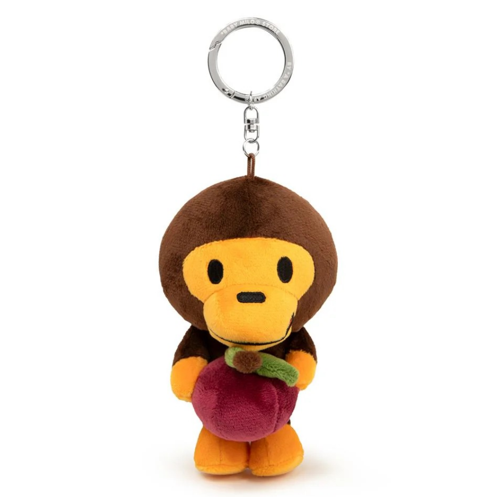 베이프 키링 BABY MILO CHERRY PLUSH DOLL KEYCHAIN AM20-182-311 - 상품 이미지