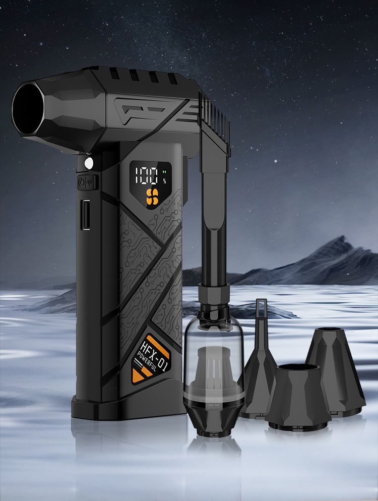 미니 초강력 에어건 청소 캠핑 터보건 제트건 10000mAh 58만RPM 송풍 mAh - 상세 이미지 2