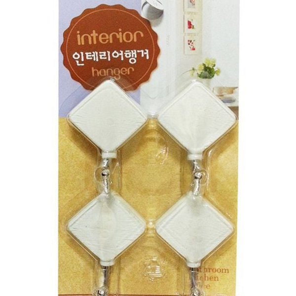 강력 접착식 행거 다용도 벽걸이 후크 옷걸이 욕실 - 상품 이미지