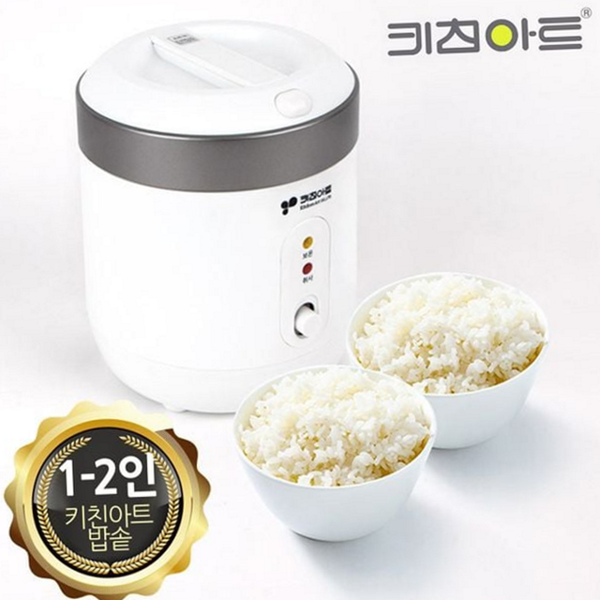 1인용 전기 밥솥 2인용 소형 밥솥 원룸 캠핑용 보온 간편 - 상품 이미지
