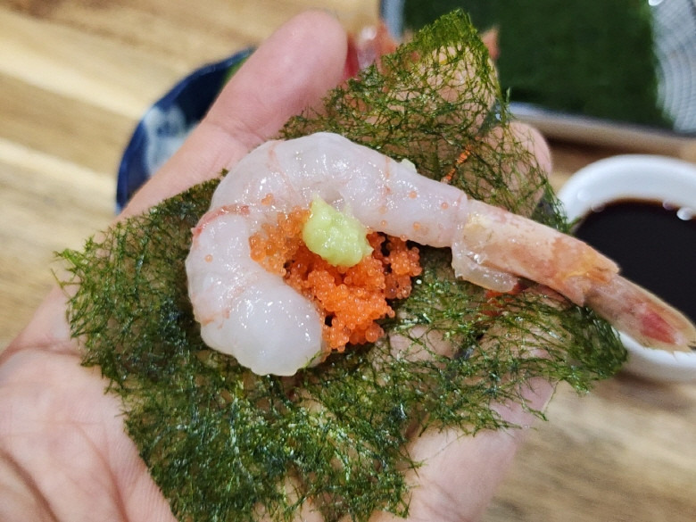 단새우 단새우회 아마에비 횟감 초밥용 홈마카세 오마카세 - 상세 이미지 4