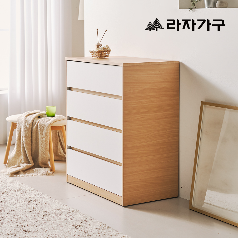 라자가구 메이브 속깊은 심플 슬림 3단 800 서랍장 옷방 원룸 드레스룸 다용도 수납 이미지 8