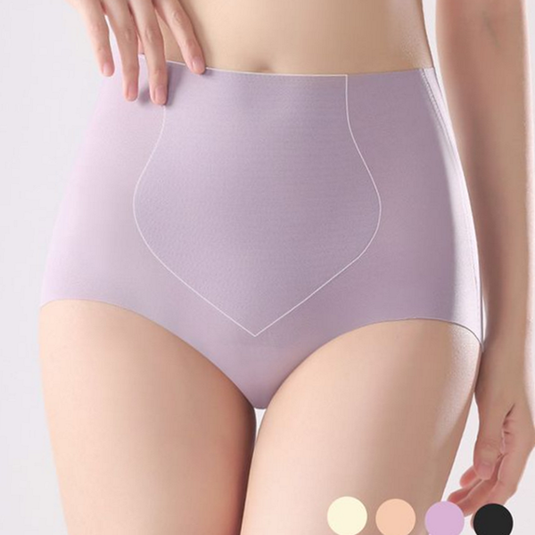 기능성 여성 보정 팬티 심리스 하이 웨스트 팬티 노라인 누디 - 상품 이미지