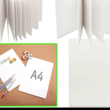 백색 종이앨범 양장제본 접지식 사진첩 엮기 기록물 정리함 만들기 공예재료