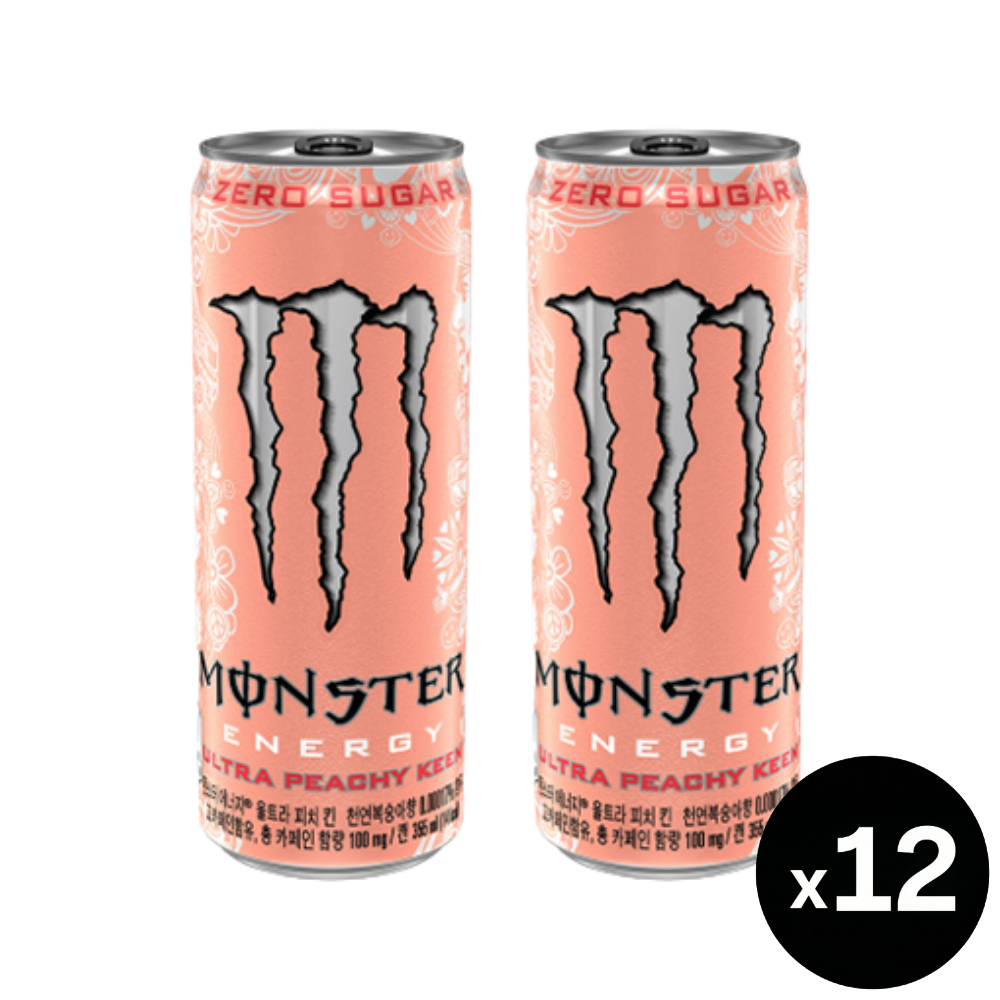 몬스터 에너지 피치킨, 355ml, 12개 - 상품 이미지