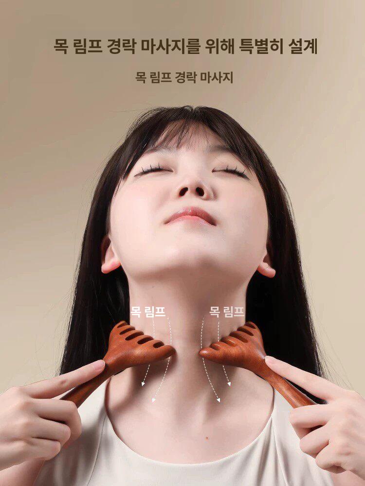 근육 순환 머리 승모근 마사지 페이스 바디 얼굴 마사지 - 상세 이미지 2