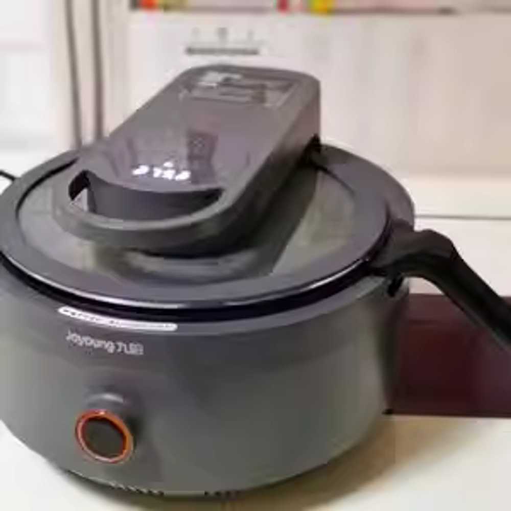 자동 회전 냄비 야채 고기 볶음 가정용 조리 기계 도구 이미지 6