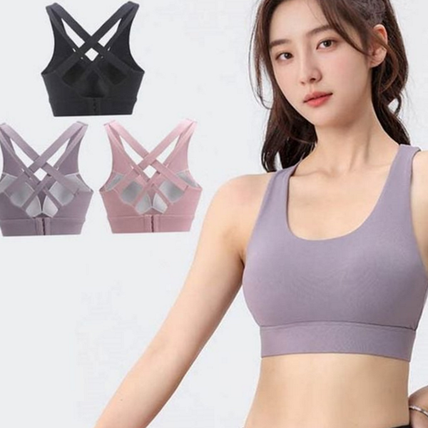 데일리 여성 스포츠브라 스포티 여성 운동 탑 피트니스 크롭 브라 - 상품 이미지