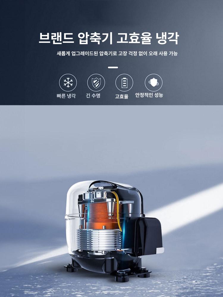 가정용 소형 사무실 이동식 냉풍기 캠핑 원룸 침실 개인용 초미니 저전력 베이지 타워형 배기 덕트가 없는 최고급 모델 공기 정화/에너지 절약/제습 - 상세 이미지 2