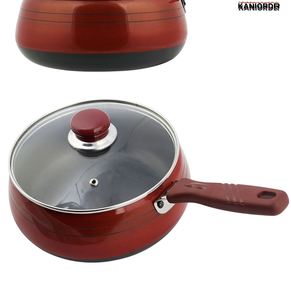 직화 냄비 업소용 알미늄 주방 편수 냄비 열전도빠른 깊은 경질 20cm - 상품 이미지